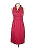 London Times 100% Polyester Solid Burgundy Cocktail Dress Size 4 - photo 1