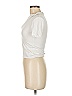 Stradivarius 100% Viscose Ivory Short Sleeve Turtleneck Size M - photo 5