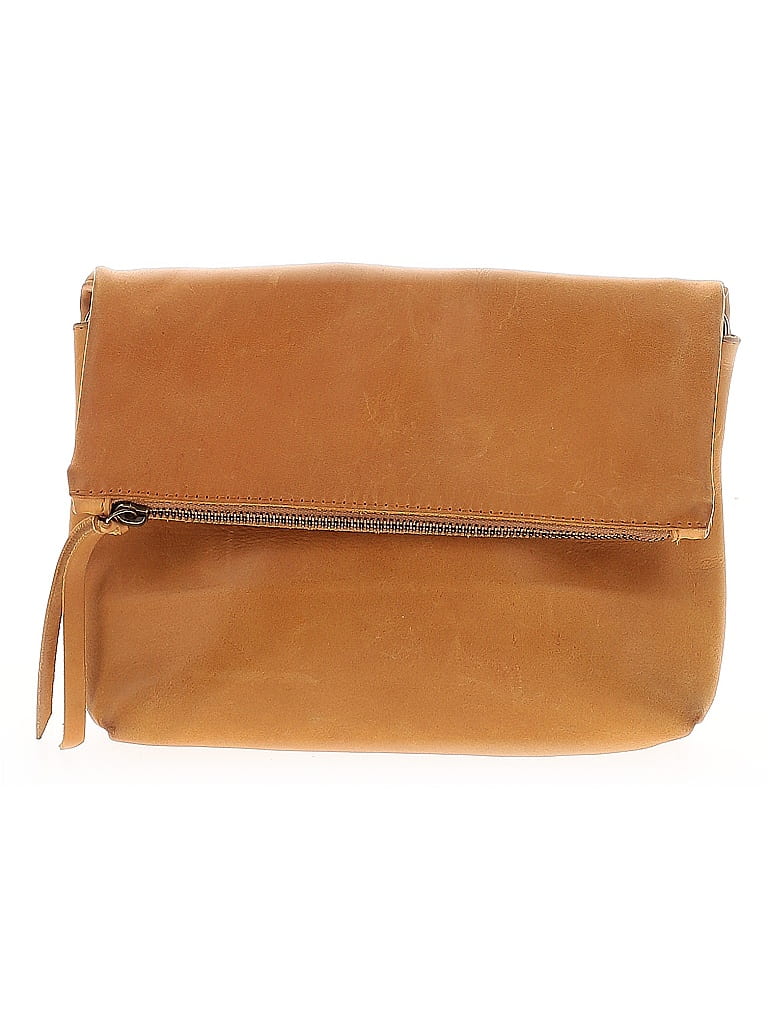ABLE Local + Global 100% Leather Tan Leather Crossbody Bag One size - photo 1