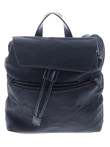 Gucci Vintage Canvas Flap Backpack (view 1)