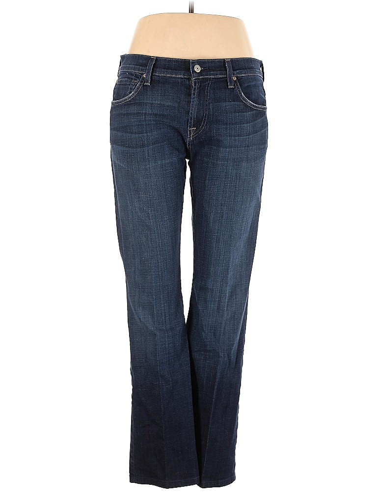 Jeans 7 For All Mankind Femme - Taille 26 - Denim Bleu Clair - Coupe Trousers - Neuf Sans étiquettes