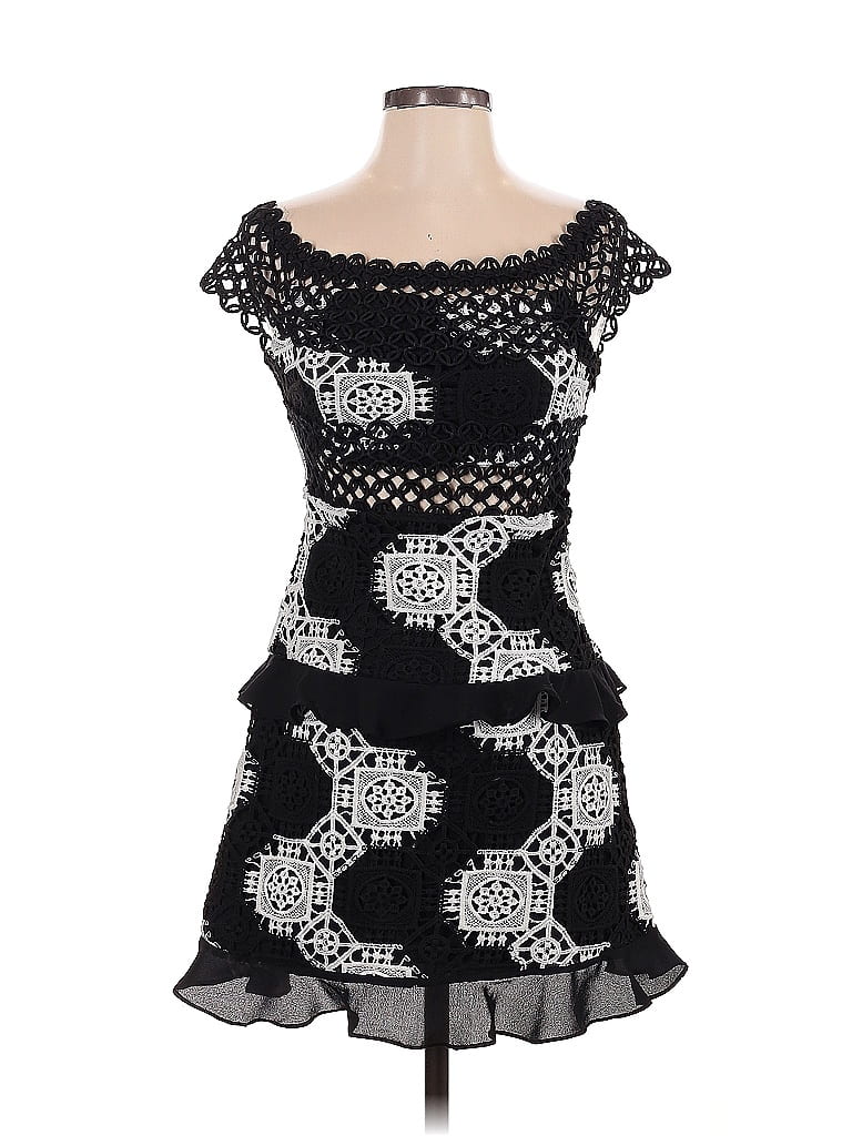 Pre-owned Romeo & Juliet Couture Cocktail Dress In Black