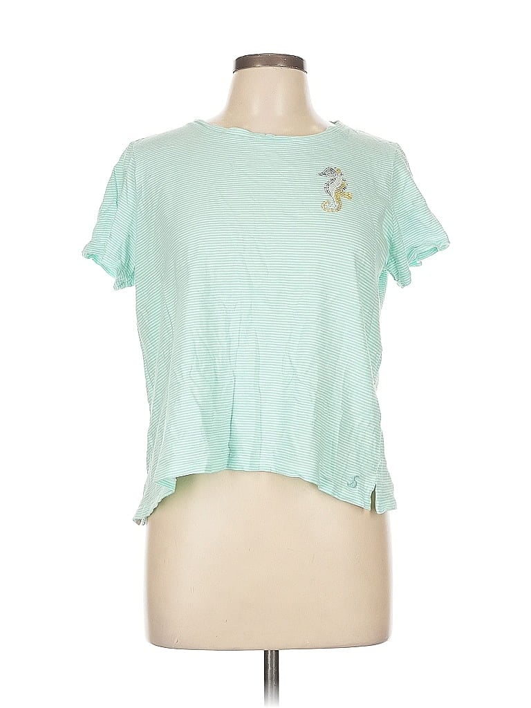 Pre-owned Joules Short Sleeve T-shirt In Green