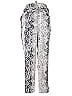 J.O.A. Just One Answer 100% Polyester Paisley Silver Casual Pants Size S - photo 2