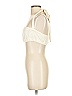 WeWoreWhat Ivory Sleeveless Blouse Size S - photo 5