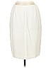 Kasper 100% Polyester Solid Ivory Formal Skirt Size 2 - photo 1