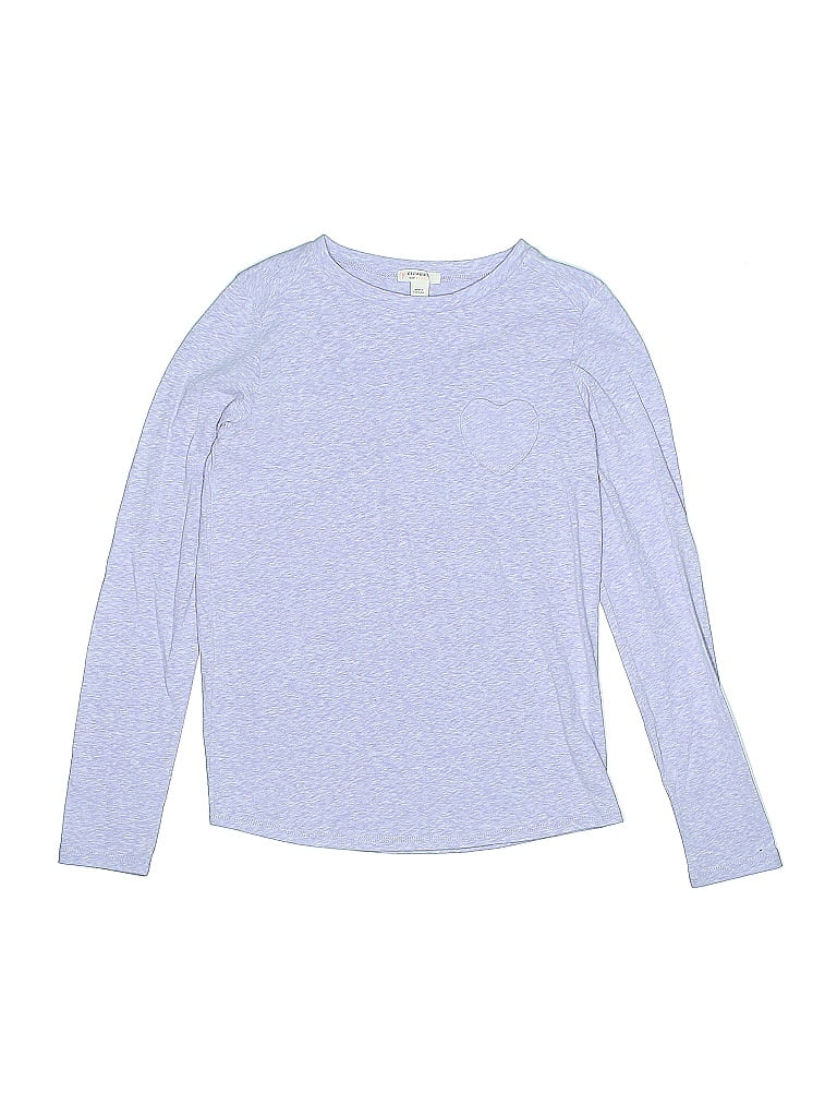Crewcuts Blue Purple Long Sleeve T-Shirt Size 10 - photo 1