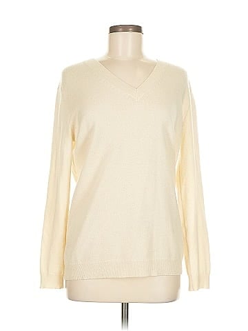 White + Warren Cashmere Pullover Sweater (view 1)