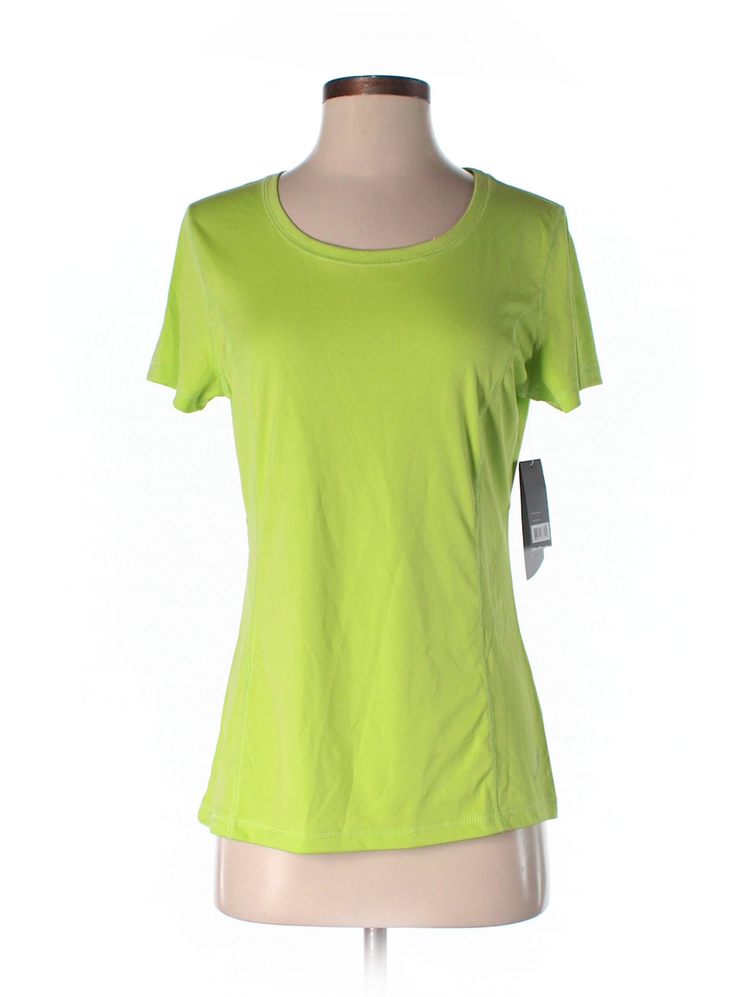 Exertek 100% Polyester Solid Light Green Active T-Shirt Size S - 85% ...