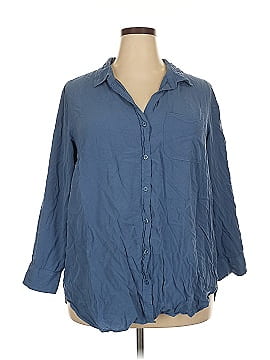 Velvet Heart 3/4 Sleeve Button Down Shirt