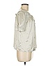 Natural Life 100% Polyester Silver Short Sleeve Blouse Size M - photo 4