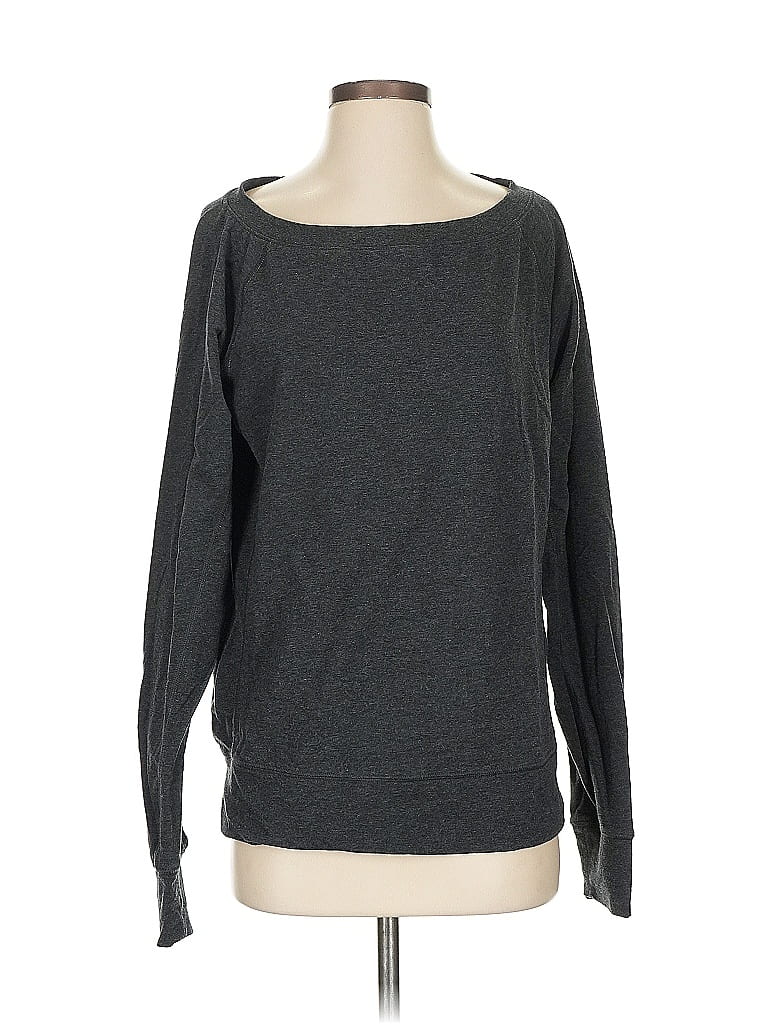 Pre-owned Nike 3/4 Sleeve T-shirt In Gray