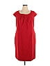 AK Anne Klein Solid Red Cocktail Dress Size 18 - photo 1