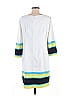 Ann Taylor Factory 100% Polyester Color Block White Casual Dress Size 8 - photo 2