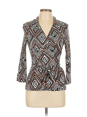 Diane von Furstenberg 3/4 Sleeve Silk Top (view 1)