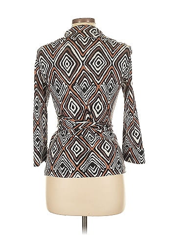 Diane von Furstenberg 3/4 Sleeve Silk Top (view 2)