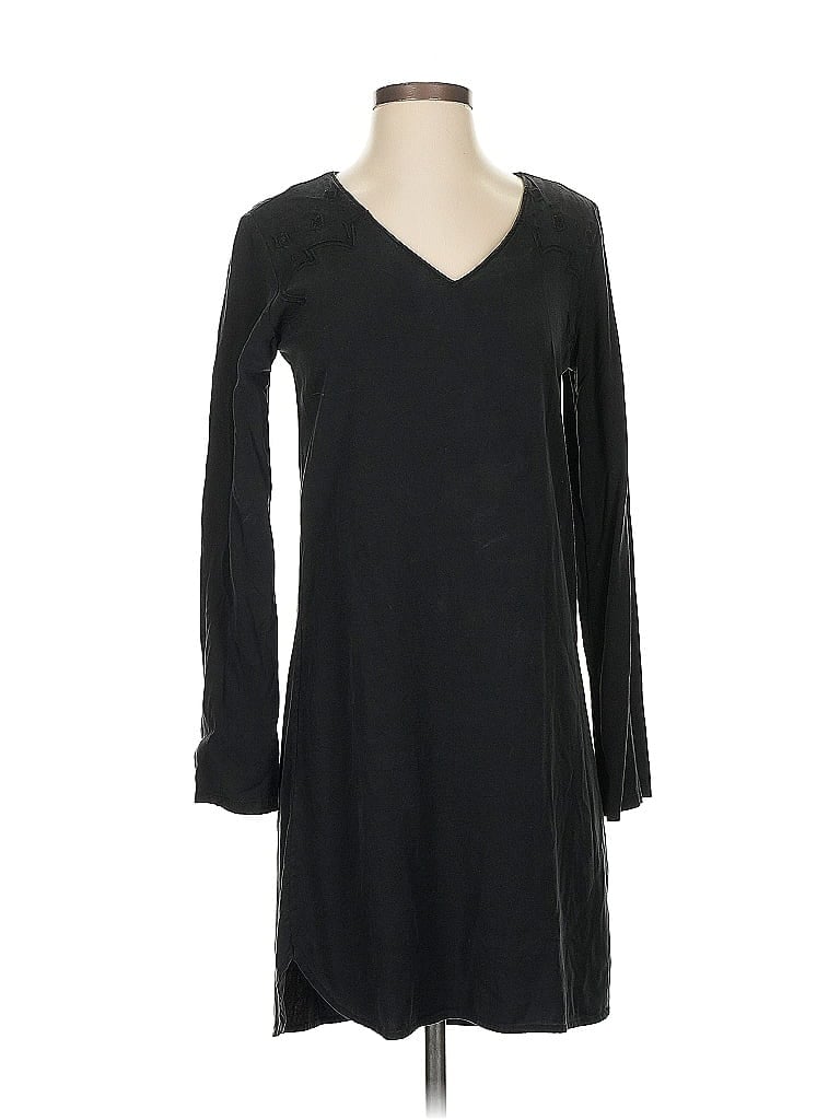 Scotch & Soda Solid Black Casual Dress Size P (petite) - photo 1
