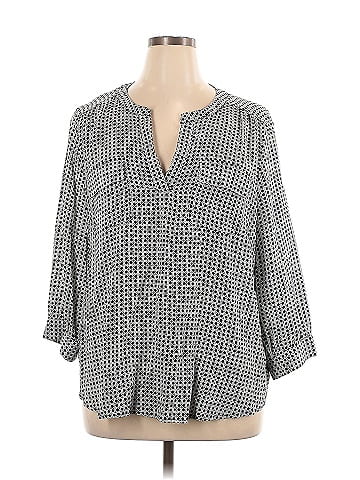 Adrienne Vittadini 3/4 Sleeve Blouse (view 1)
