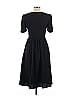 eShakti 100% Polyester Paisley Black Casual Dress Size 6 - photo 2