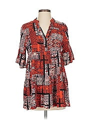 Easel Short Sleeve Blouse
