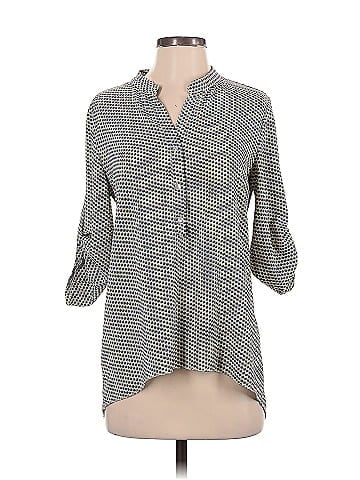 MADE IN ITALY 3/4 Sleeve Button-Down Shirt (view 1)