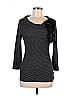 Deletta Gray 3/4 Sleeve Top Size M - photo 1