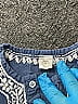 Alejandra Kearl 100% Cotton Blue 3/4 Sleeve Blouse Size 2 - photo 3