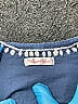 Alejandra Kearl 100% Cotton Blue 3/4 Sleeve Blouse Size 2 - photo 4