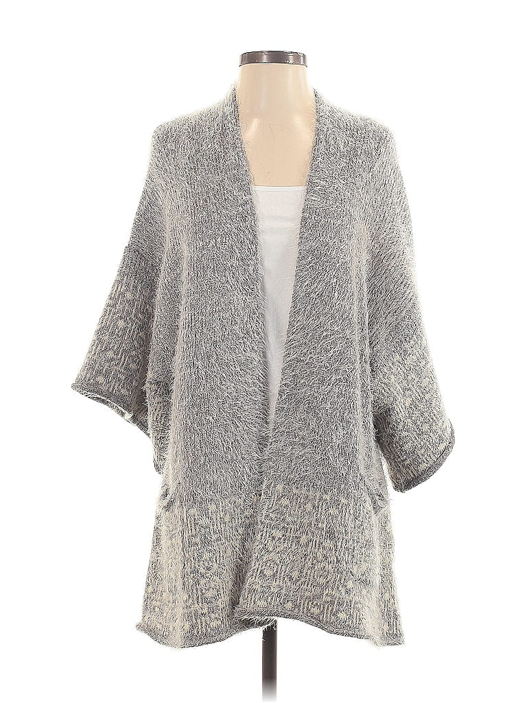 Easel 100% Acrylic Gray Cardigan Size S - photo 1