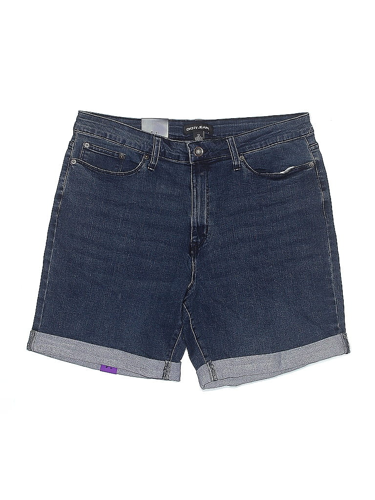 DKNY Jeans Blue Denim Shorts Size 14 - photo 1