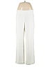 Carmen Carmen Marc Valvo Solid Ivory Dress Pants Size 10 - photo 1