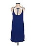 WAYF Solid Blue Casual Dress Size XS - photo 2