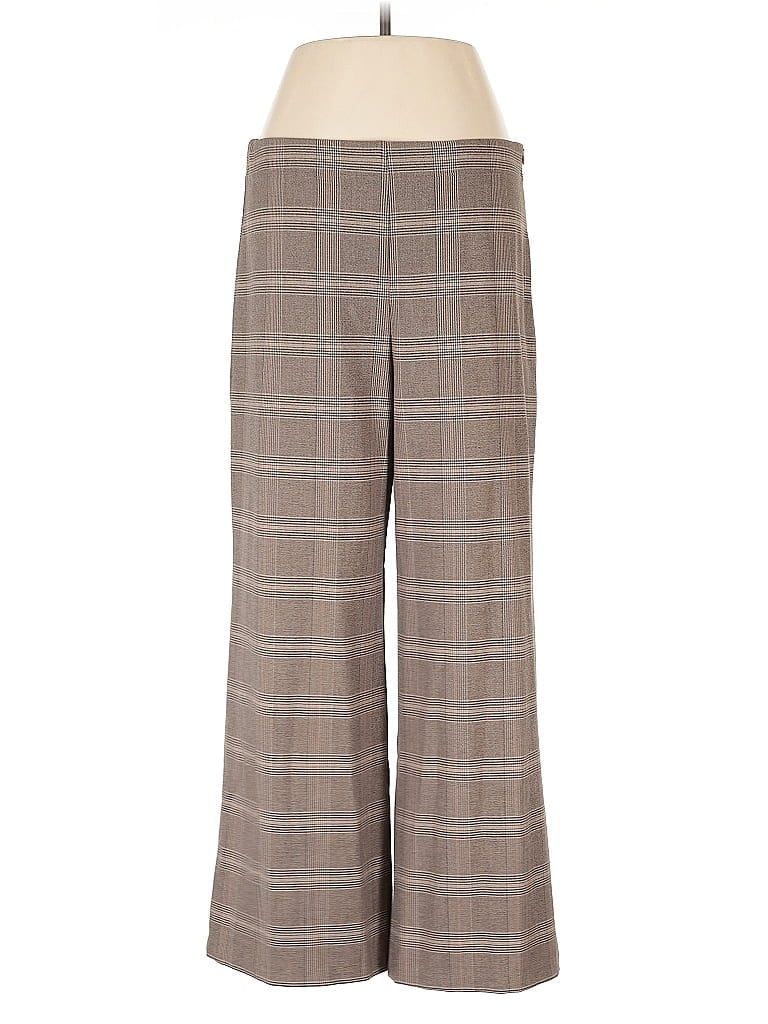 Karen Kane Plaid Brown Dress Pants Size M - photo 1