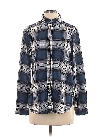 American Eagle Outfitters Long Sleeve Button-Down Shirt (view 1)