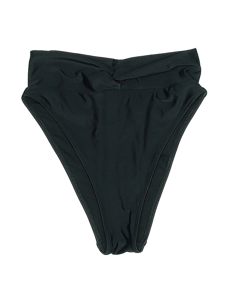 Pre-owned Aerie Swimsuit Bottoms In Black