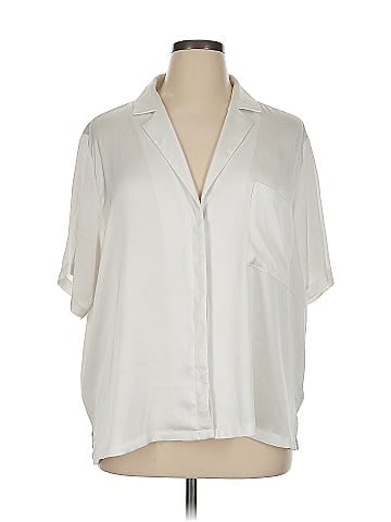 Open Edit Short Sleeve Blouse (view 1)