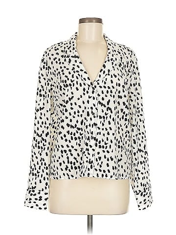 Topshop Long Sleeve Blouse (view 1)