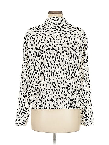 Topshop Long Sleeve Blouse (view 2)