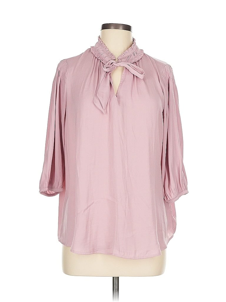 Pre-owned J By Joie 3/4 Sleeve Blouse In Pink