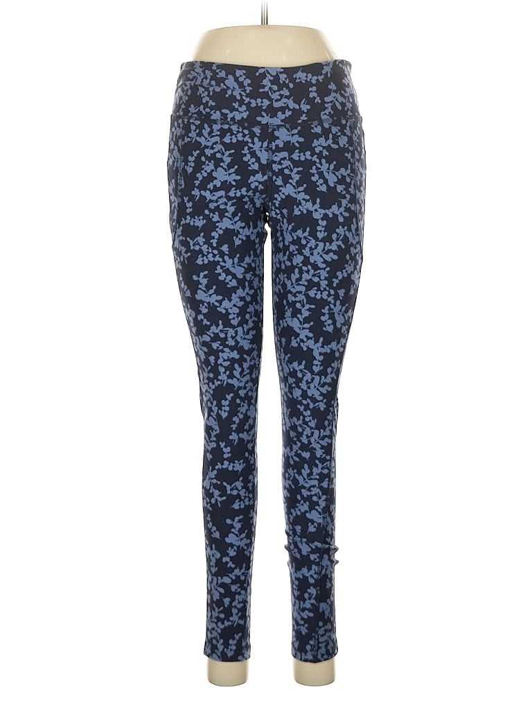 G.H. Bass & Co. Animal Print Blue Leggings Size M - photo 1