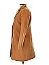 Boston Proper Tweed Solid Tan Coat Size M - photo 5