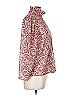 Robert Rodriguez 100% Polyester Floral Pink Long Sleeve Blouse Size 8 - photo 4