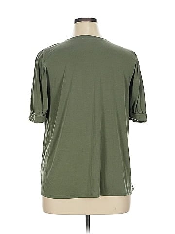 Green Envelope 3/4 Sleeve T-Shirt (view 2)