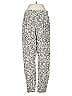 ATM 100% Silk Animal Print Silver Silk Pants Size M - photo 1