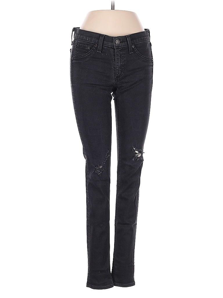 Rag & Bone/JEAN Stars Black Jeans Size 25 waist - photo 1
