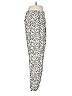ATM 100% Silk Animal Print Silver Silk Pants Size M - photo 4