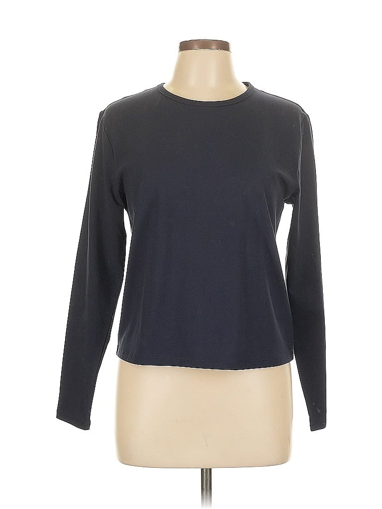 Pre-owned Athleta Long Sleeve T-shirt In Gray