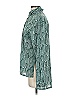 G by Giuliana Rancic Paisley Green Long Sleeve Blouse Size XXS - photo 5