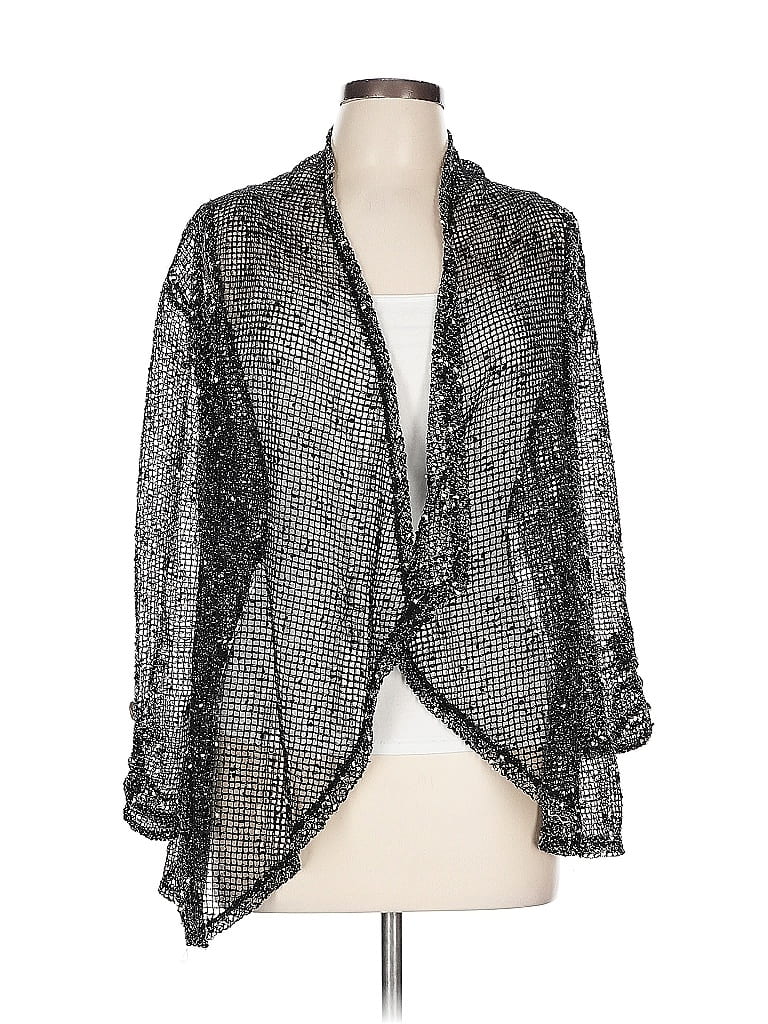 Pre-owned Frazzle Kimono In Silver