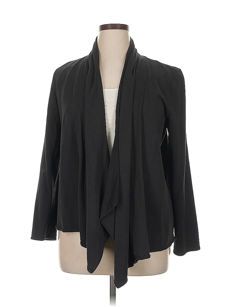 Pre-owned Talbots Cardigan Sweater In Black